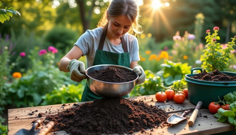 découvrez les étapes essentielles pour tamiser efficacement votre compost et favoriser un jardin florissant. apprenez les astuces pour obtenir un terreau riche et aéré, propice à la croissance de vos plantes et légumes.