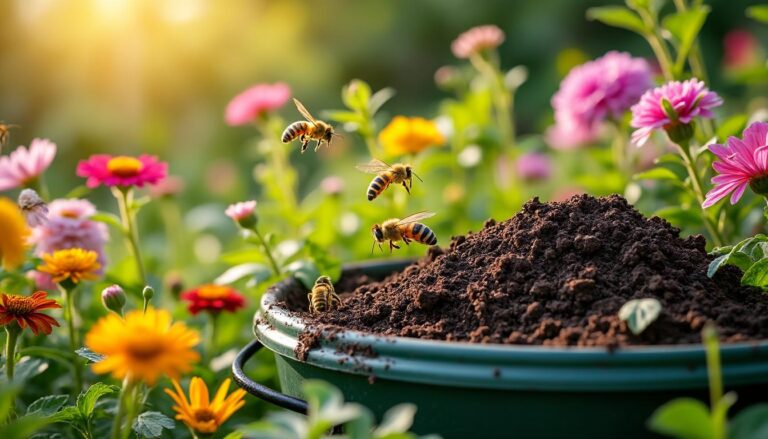 découvrez comment les abeilles et le compost agissent ensemble pour enrichir votre jardin en 2025 : pollinisation, fertilité naturelle et astuces écologiques pour des récoltes abondantes.