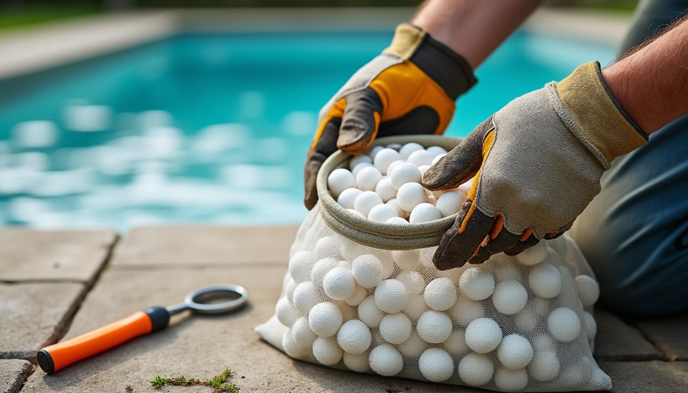 découvrez mon avis après un mois d'utilisation des balles filtrantes pour piscine dans le robot : efficacité, avantages et conseils pour une piscine propre.