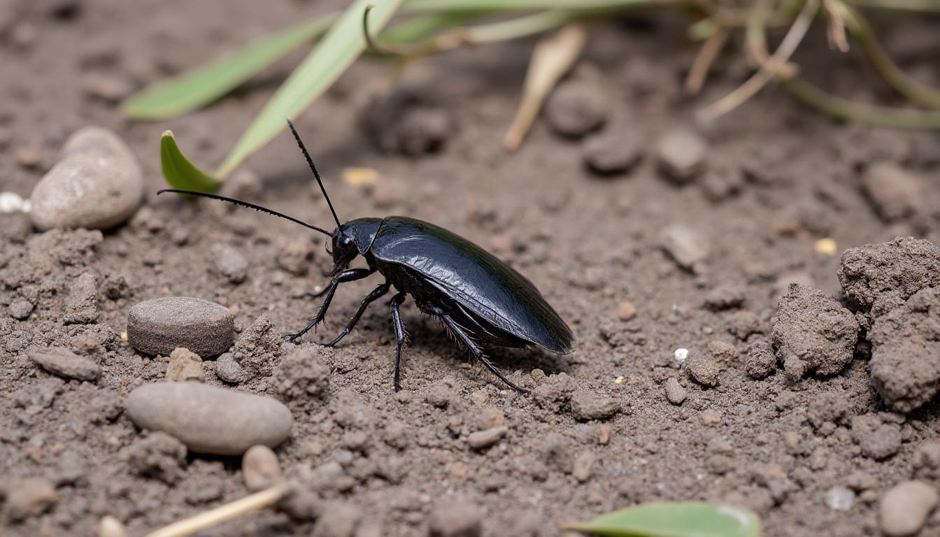 découvrez comment identifier les cafards de jardin noirs et apprenez des méthodes naturelles efficaces pour les éliminer sans utiliser de produits chimiques.