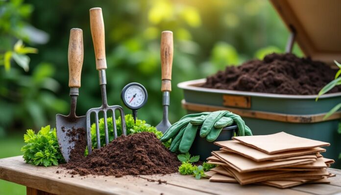 découvrez les outils indispensables pour réussir votre compost et devenir un bon composteur. guide pratique pour un compostage efficace et écologique.