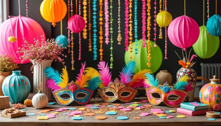 découvrez 10 idées simples et économiques pour créer votre déco de carnaval vous-même. des astuces diy faciles pour une fête colorée et festive à petit prix.