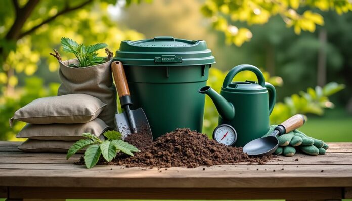 découvrez les accessoires essentiels pour un compost propre et efficace, et transformez vos déchets en un précieux engrais naturel facilement.