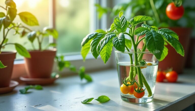 apprenez à bouturer vos plants de tomates facilement pour multiplier vos plants gratuitement et obtenir une récolte abondante dès la saison suivante.