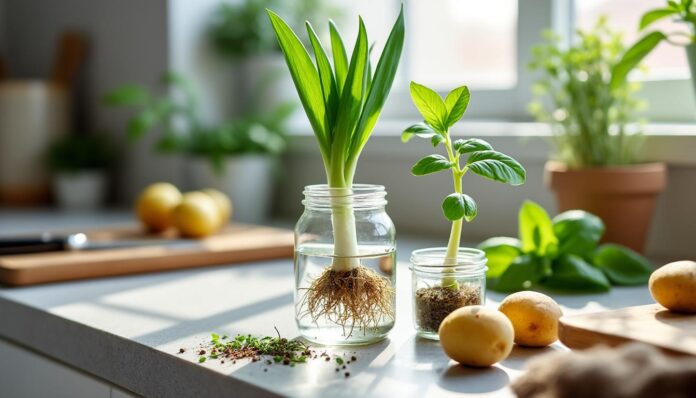 découvrez comment bouturer facilement des plantes à partir de restes de cuisine et donnez une seconde vie à vos déchets végétaux pour un jardin écologique et économique.