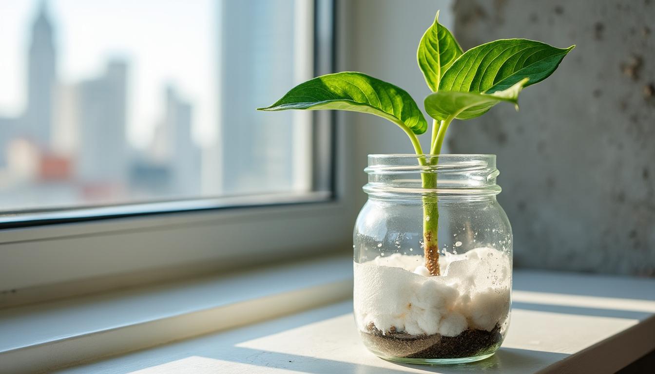découvrez comment bouturer vos plantes facilement sans utiliser de terre, en utilisant simplement du papier ou du coton humide pour favoriser l'enracinement.