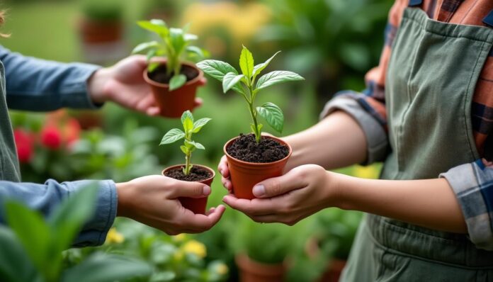 découvrez comment échanger facilement vos boutures avec d'autres jardiniers pour enrichir votre collection de plantes et partager votre passion du jardinage.